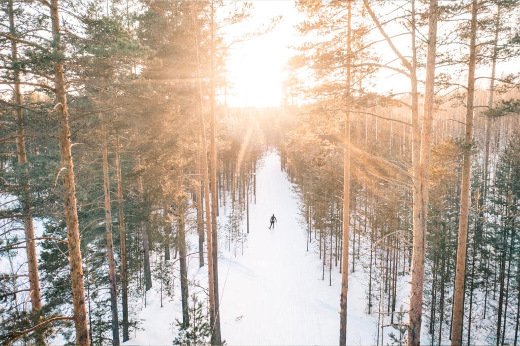 maastohiitaja saimaalla