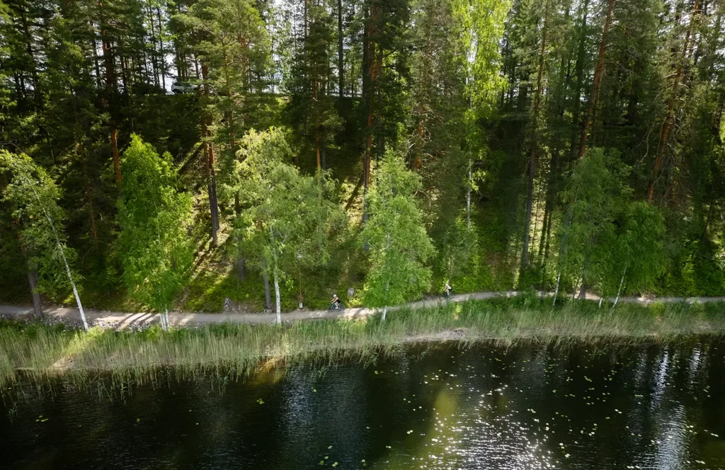 Punkaharjun Harjunportin maisemaa