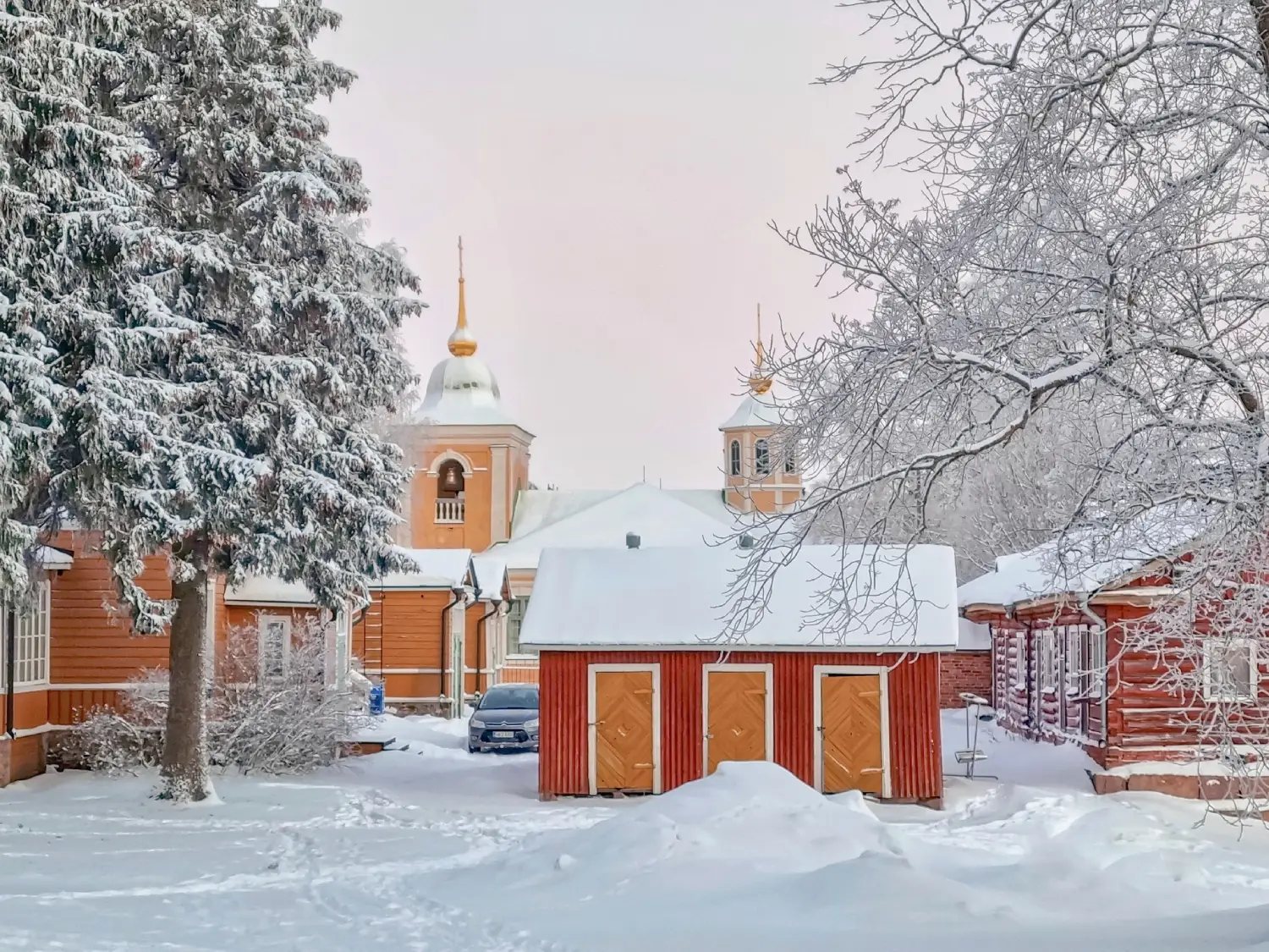 Lappeenrannan Linnoitus talvella