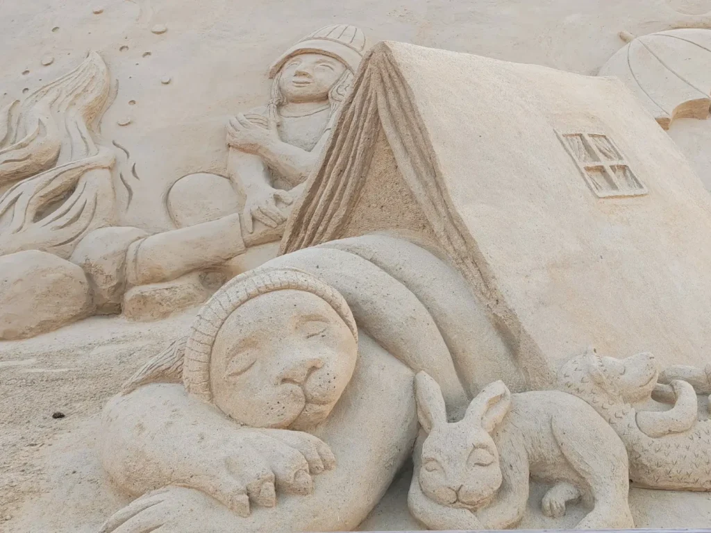 Lappeenrannan hiekkalinnan veistos